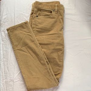 J Crew “Toothpick” Corduroy Pants